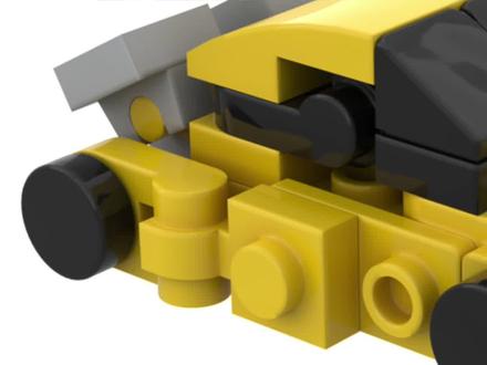 #乐高 #变形金刚 #MOC G1版本#飞毛腿 变形展示、拼搭教程