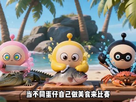 蛋仔派对:抽象蛋小黄吃美味的海胆! #蛋仔派对 #蛋仔派对创计划 #困蛋唤醒计划 #蛋仔ai世界 #蛋仔奇思妙想计划