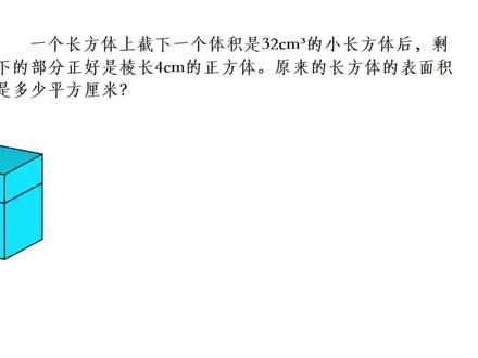 想算表面积不知道长宽高怎么办 #小学奥数