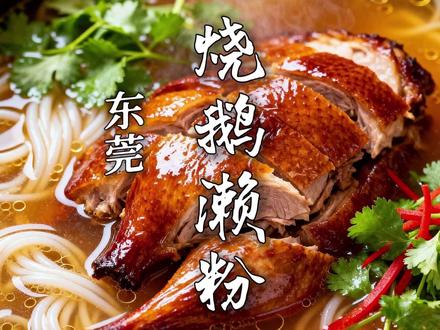 烧鹅濑粉一去东莞,这个濑粉是必吃,鹅油浸透的汤底胜过山珍海味 明代的《粤东笔记》已有记载,“广东烧鹅,皮质脂润”东莞民间有”冬至食用烧鹅濑粉',寓意“粉条绵长,福寿延年”#烧鹅 #烧鹅濑粉 #广东美食 #东莞美食 #寻找中国最美城市