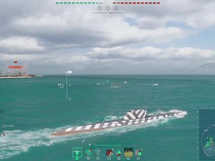 战舰世界:潜艇无删减爽局!23万伤害!反杀dd! #军舰 #steam游戏 #游戏