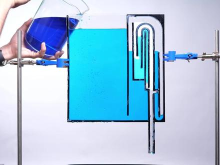 公厕里的水力玄机:滴水竟能引爆洪流? #科普#科普一下#科普知识#科学实验#知识科普