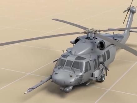 3D揭秘40年前的黑鹰武装直升机,螺旋桨复杂程度难以想象