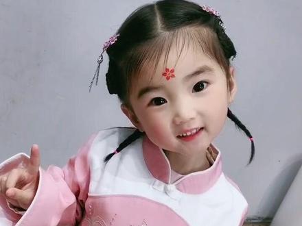 #儿童汉服发型 短发宝宝穿汉服这样扎,美呆了🤗