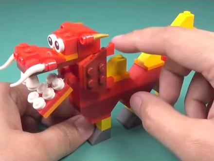 看我用积木搭建的东方神龙,威武霸气!#积木玩具 #乐高 #积木 #热门 热门