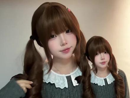 好喜欢这款宝宝们!过年就戴这顶假发#双马尾 #甜妹 #假发分享