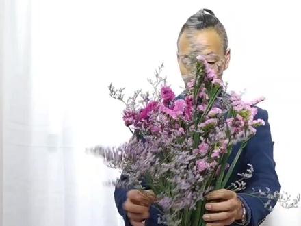 勿忘我瓶插,你还在水养吗?#鲜花 #昆明鲜花#干花 #勿忘我