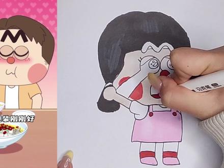 饭店里的碗碟套装你是怎么用的?#画画 #简笔画 #看动画学画画 #冷知识