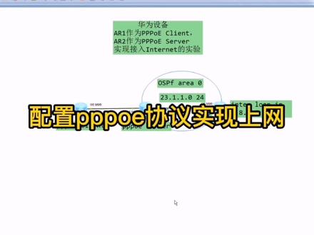 配置pppoe协议实现上网#交换机 #路由器 #网络 #网络工程师 #防火墙 #IT
