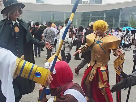 这是你们要的哈哈队吗 FGO #FGOCOS #世界线漫展 #cosplay #黑贞德cos #FGO