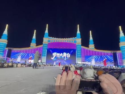 2025跨年夜冰雪大世界烟花秀🎆#烟花秀 #冰雪节 #打卡