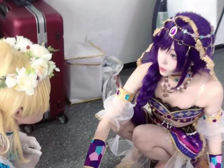 谁不想急头白脸来一把大转盘 绘:番茄#lovelive #中奖概率倍儿高 #东条希 #绚濑绘里