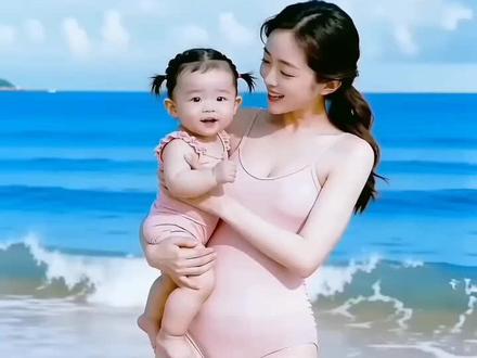 #豆包AI #亲子泳装搭配 #