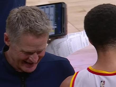 科尔真的很喜欢在库里手热的时候把他换下来 #科尔 #库里