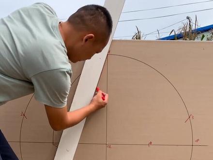 木工圆内五等分尺规画法