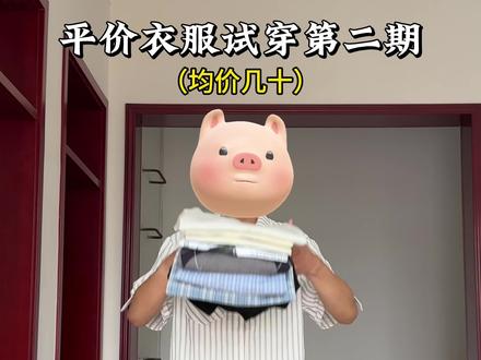 均价几十的平价衣服试穿合集来啦,看看有没有你喜欢的#平价衣服试穿#夏季短袖测评#男生穿搭