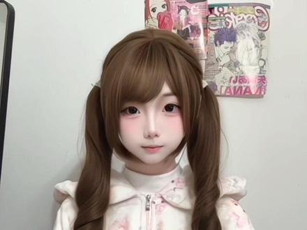 超级喜欢的一顶假发!#绵绵冰假发 #绵绵奶酪 #假发分享