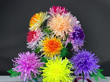 丝带菊花教程(组装篇)#手工制作
#做手工我是认真的 #抖音热门 #教程 #丝带菊花