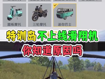 特训岛为何不上线滑翔机,你知道原因吗?