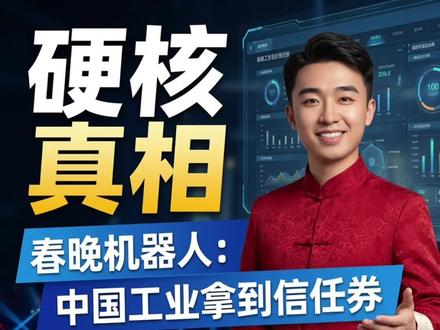 春晚立捧机器人的真相#宇树科技 #新星 #机器人 #春晚 #我要上热门🔥