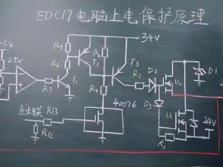 EDC17电脑上电保护原理#汽车电子