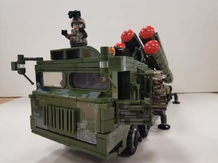 红旗9导弹导弹积木玩具#玩具 #积木 #森宝积木