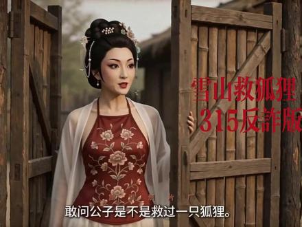 雪山狐狸反诈篇(二) #无厘头 #ai视频 #搞笑视频