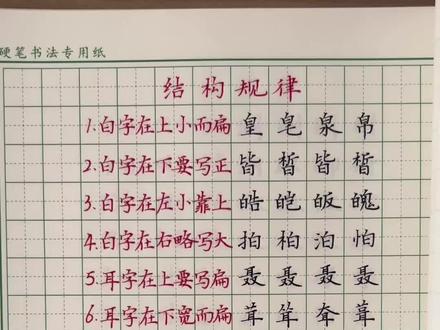 找对练字方法,别让孩子白丢卷面分 #练字#少儿硬笔书法#零基础学书法#规范字书写