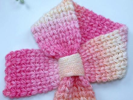 简单的短款交叉围巾,柔软舒适还好看🤓#围巾 #手工