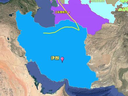 中伊铁路作用显现,中亚各国不想再等,自觉行动起来了 #地理 #地理知识 #地图 #地图知识 #卫星地图