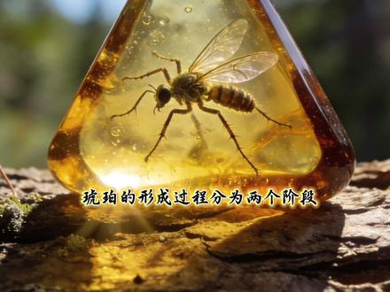 四下课后习题,琥珀的形成过程