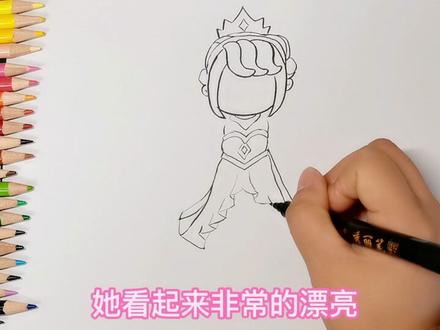 彩铅简笔画,画迷你世界宇宙公主VS小马宝莉宇宙公主喜欢哪个