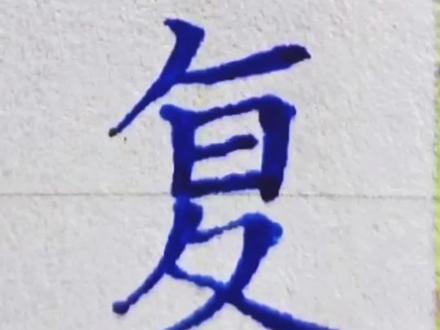 二年级生字,复字的写法。#练字 #写字是一种生活 #硬笔
教学