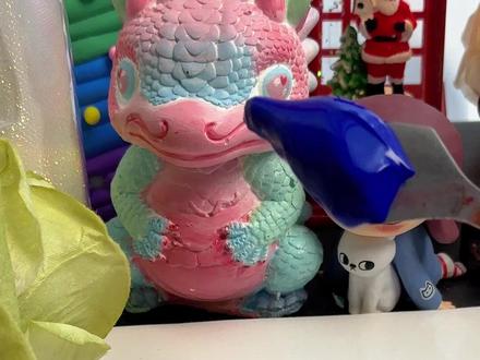 给Ta送一副蓝色玫瑰花吧~ #肌理画 #diy手工 #生日礼物 #情侣礼物 #手工礼物