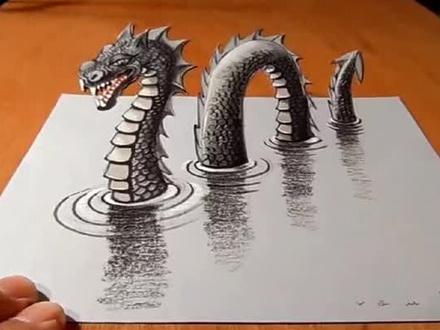 #零基础学画画 谁说我画不了神龙?看我恶龙咆哮,嗷哦嗷嗷嗷嗷嗷🐉