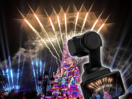 怎么用Pocket3拍烟花?一分钟保姆级教程让你快速调节参数#大疆#大疆pocket3#除夕烟花#迪士尼烟花