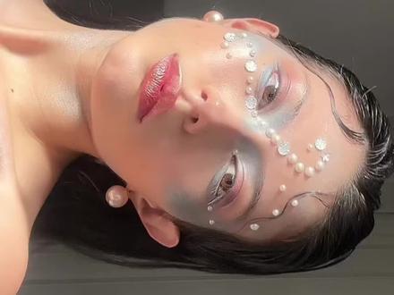 万圣节可以尝试一下这个美人鱼妆 太美啦