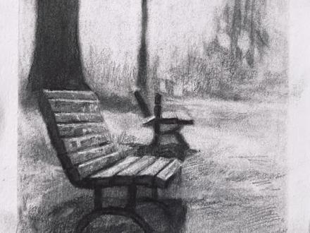 那么问题来了,有缘人是挂歪脖子好还是挂路灯好?#创作灵感 #零基础学画画 #画画 #风景画