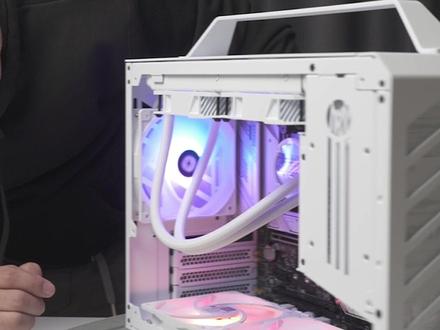 机械大师C+MAX 能装RTX4090的小机箱,顶部240一体式水冷、 MATX主板、标准ATX电源#电脑 #机箱