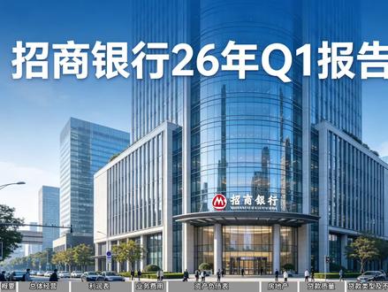 招商银行26年一季报分析 #招商银行
