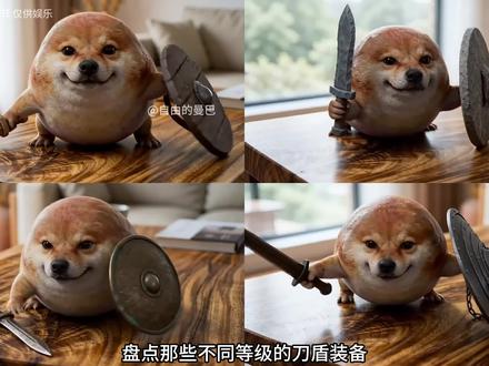 不同等级的刀盾装备(上)#我的刀盾 #军衔等级 #骑士 #士兵 #军士