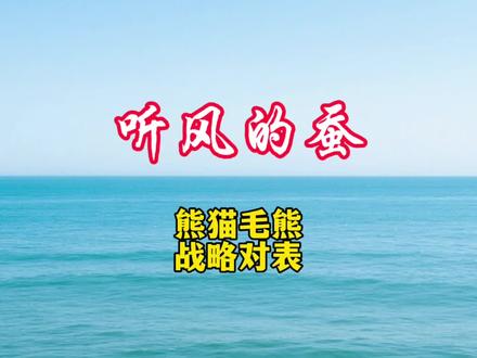 熊猫毛熊战略对表。#军事科普#军迷发烧友