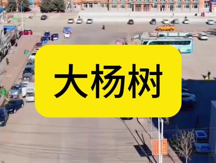 大杨树火车站#航拍最美家乡