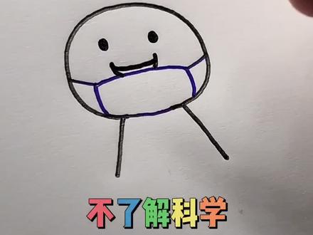 不同人佩戴口罩,你是哪一种?#传统文化季 #简笔画