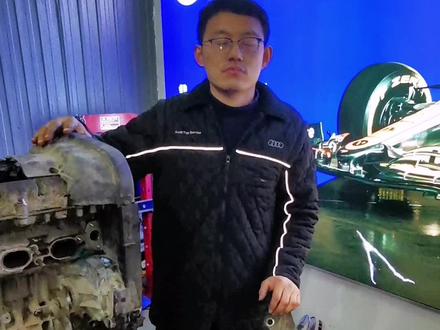 老款沃尔沃XC90 2.5T正时皮带安装教程,手把手教你#同城热门 #上热门 #汽车维修技术