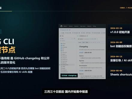 Codex 终于能写飞书了 飞书 CLI 把文档和表格能力变成命令行接口,Codex 通过本地命令就能写入飞书#飞书 #Codex #AI #大模型
