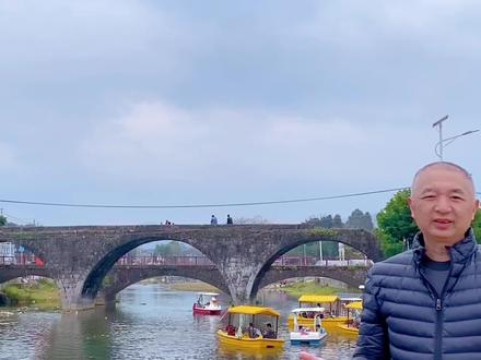 寻觅古桥神韵——贺州市沙田镇马峰村“五桂桥”,小凉河上的古韵#古桥 #乡村游 #山青水秀好地方