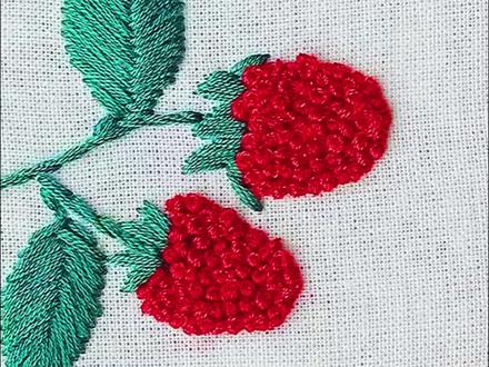 教你3种花样刺绣,简单好学又有趣,适合初学者练手 #刺绣 #刺绣教程 #手工 #刺绣diy #生活小妙招