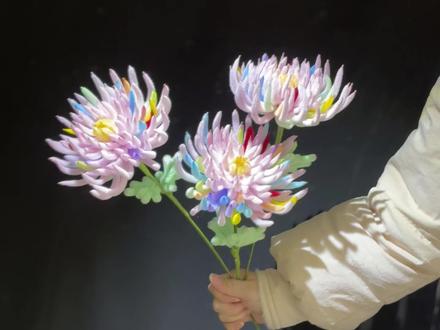 扭扭棒烟花菊教程#手工diy #手工 #扭扭棒 #扭扭棒手工 #扭扭棒烟花菊