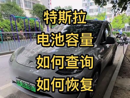 #特斯拉 电池容量如何查询,如何恢复表显公里数?小伙伴们你的电池容量还剩多少?#特斯拉modely #特斯拉model3